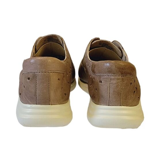 Sofft Noreen Luggage Sport Toupe Leather Perferated Sneaker Size 7.5 - Picture 6 of 9